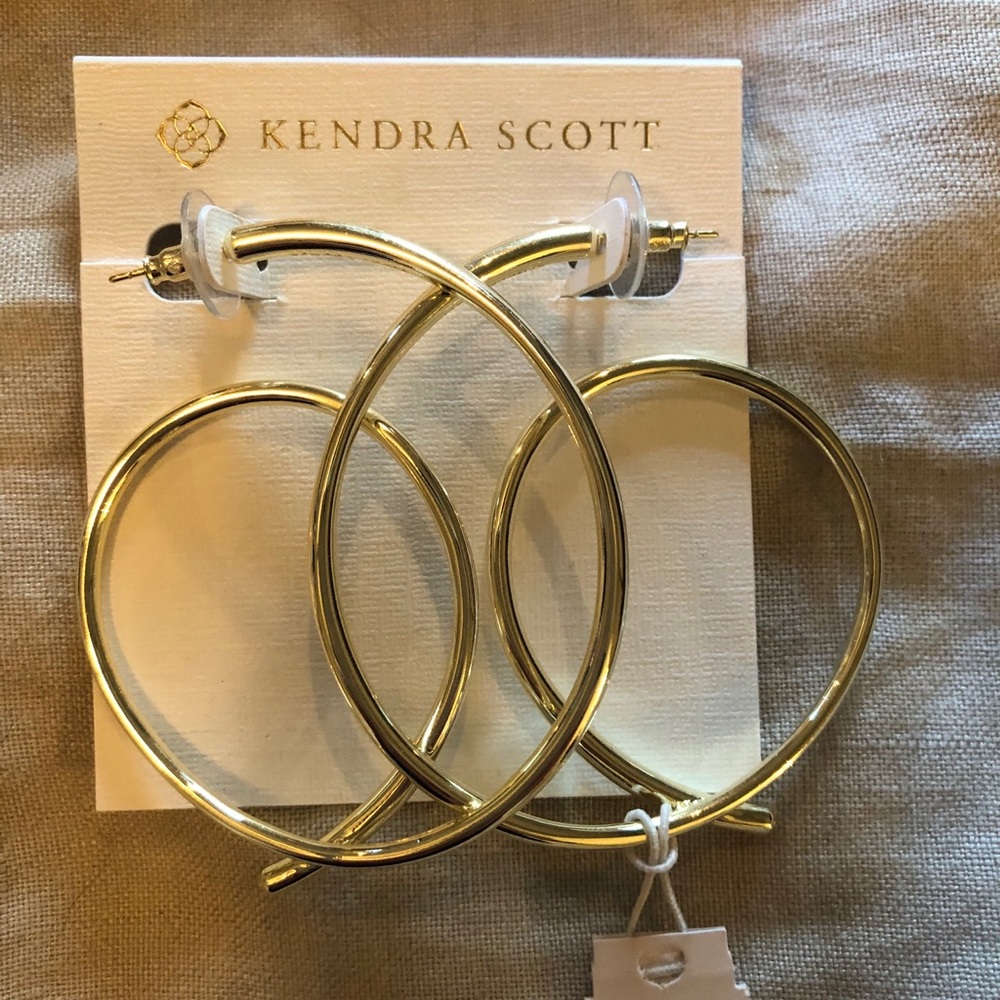 Kendra Scott Myles Gold Hoop Earrings